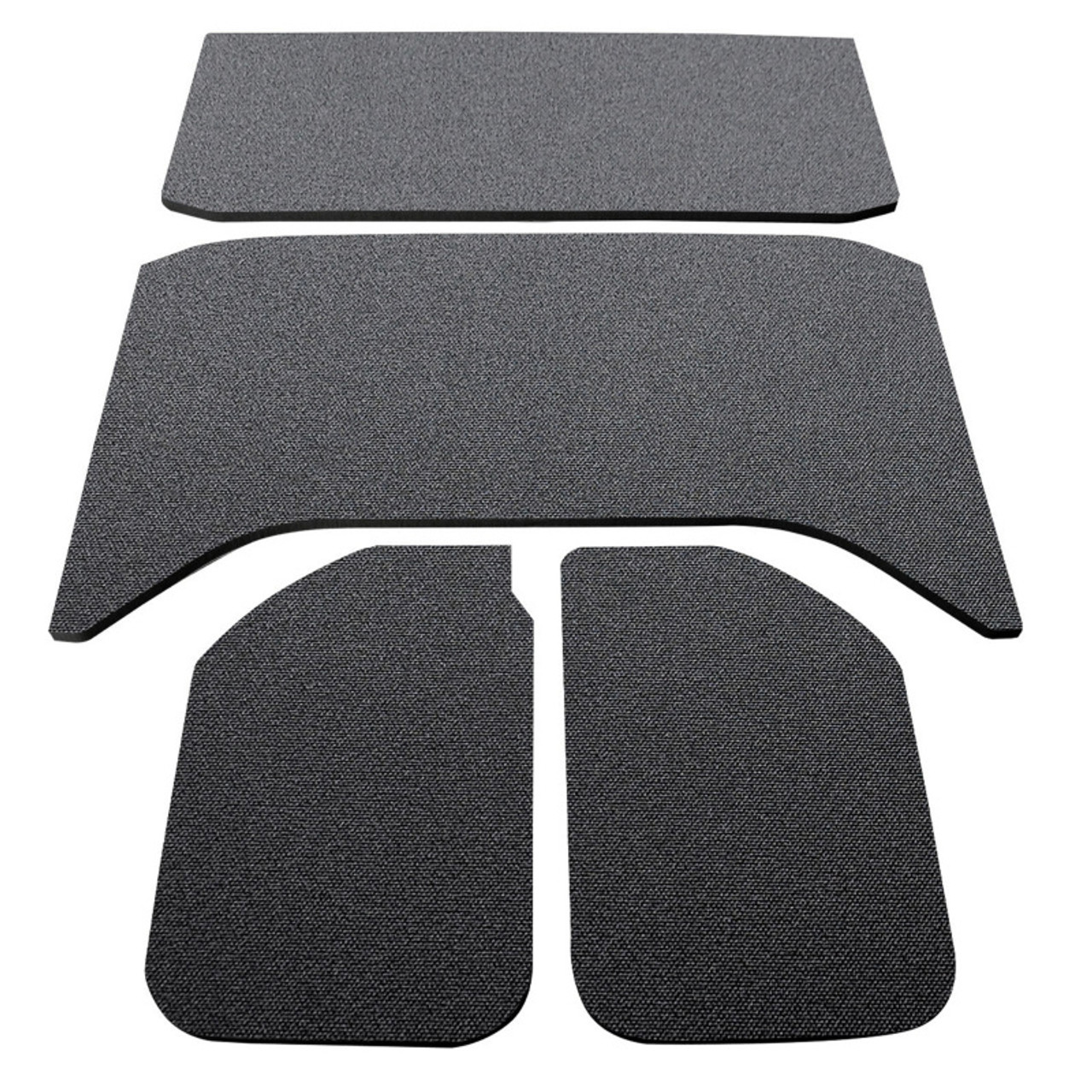 DEI 11-18 Jeep Wrangler JK 4-Door Boom Mat Headliner - 4 Piece - Black - 50137