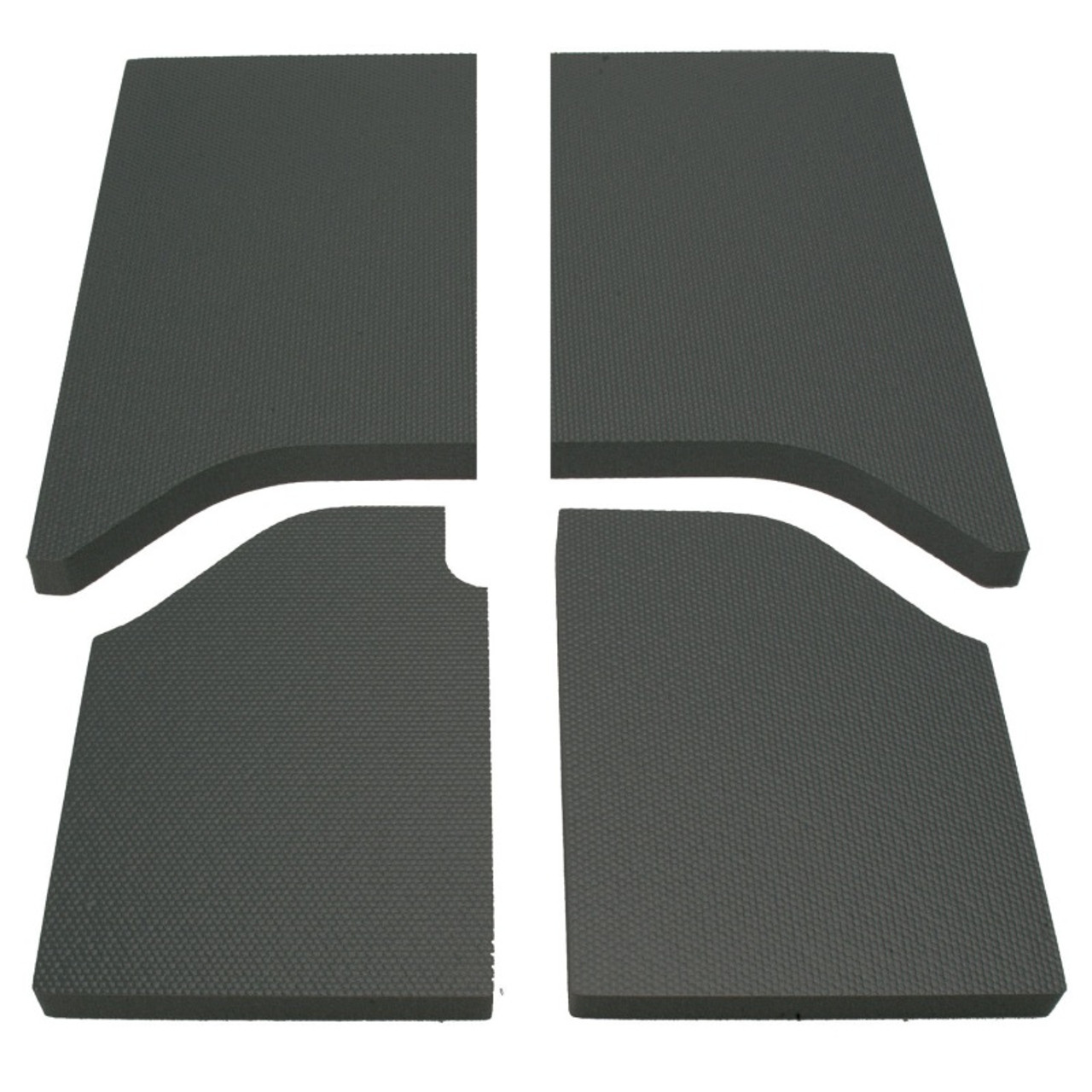 DEI 11-18 Jeep Wrangler JK 2-Door Boom Mat Headliner - 4 Piece - Black - 50138