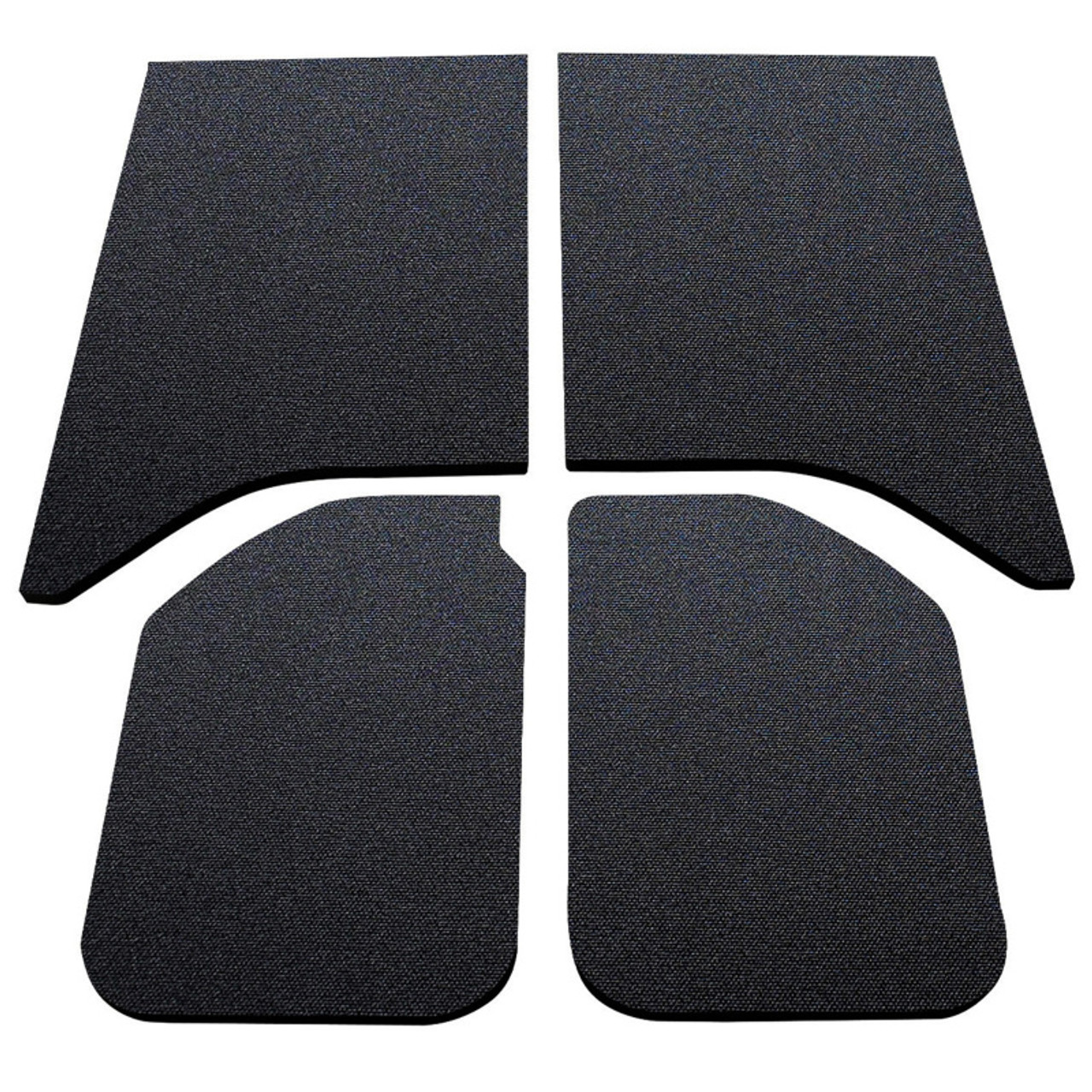 DEI 11-18 Jeep Wrangler JK 2-Door Boom Mat Headliner - 4 Piece - Black - 50138