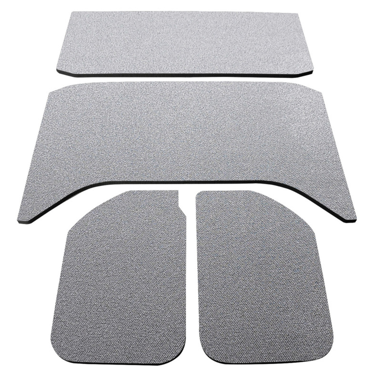 DEI 11-18 Jeep Wrangler JK 4-Door Boom Mat Headliner - 4 Piece - Gray - 50139
