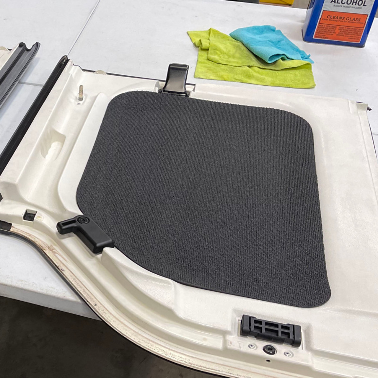 DEI 11-18 Jeep Wrangler JK 2-Door Boom Mat Headliner - 4 Piece - White - 50142