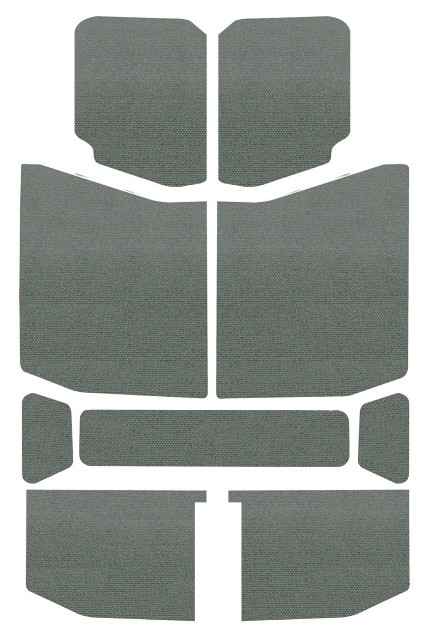DEI 18-23 Jeep Wrangler JL 4-Door Boom Mat Headliner - 9 Piece - Gray - 50169