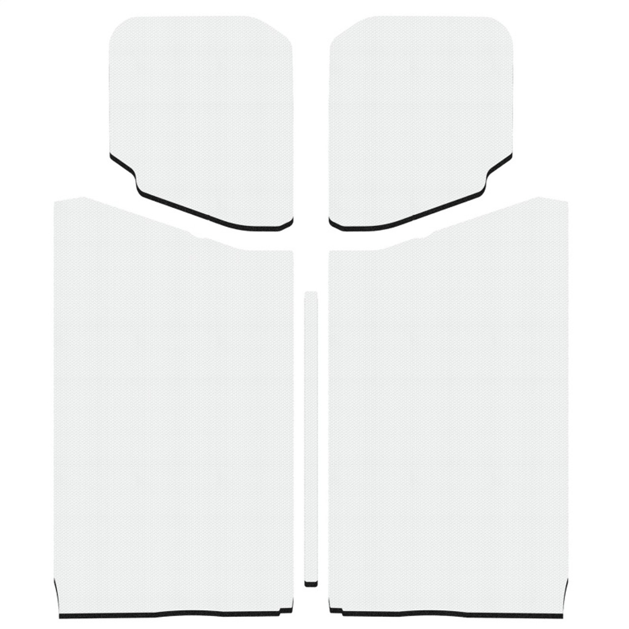 DEI 18-23 Jeep Wrangler JL 2-Door Boom Mat Headliner - 5 Piece - White - 50190