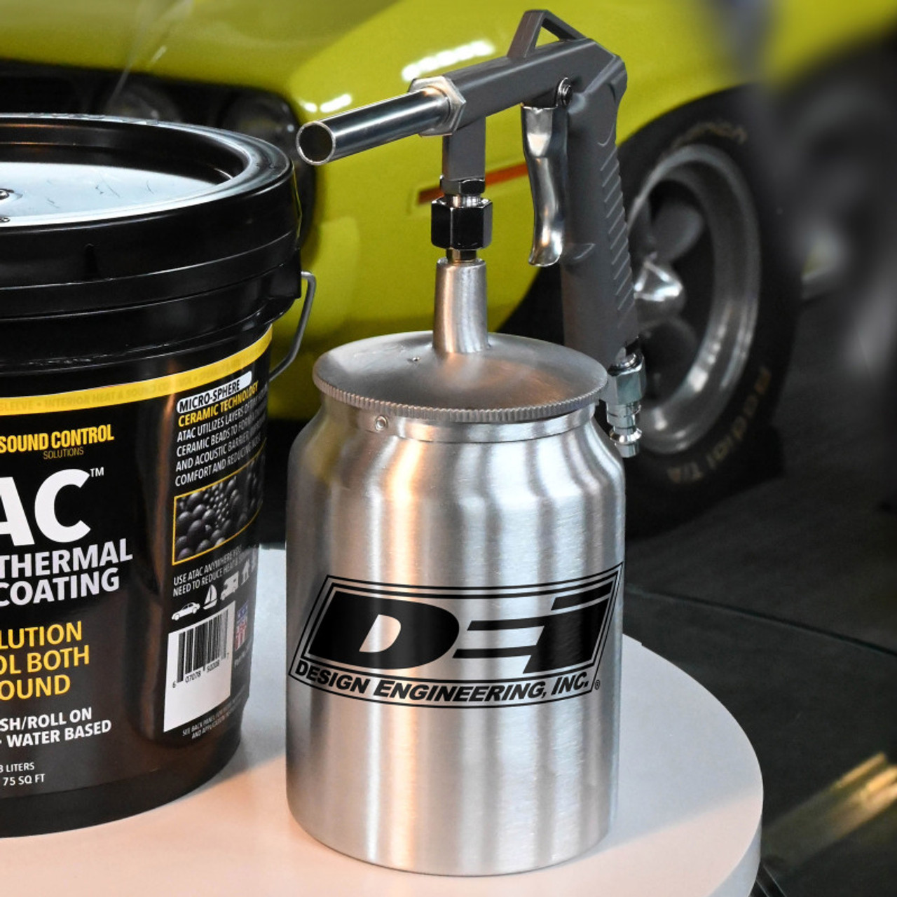 DEI ATAC (Advanced Thermal Acoustic Coating) Paint Spray Gun & Canister - 50209