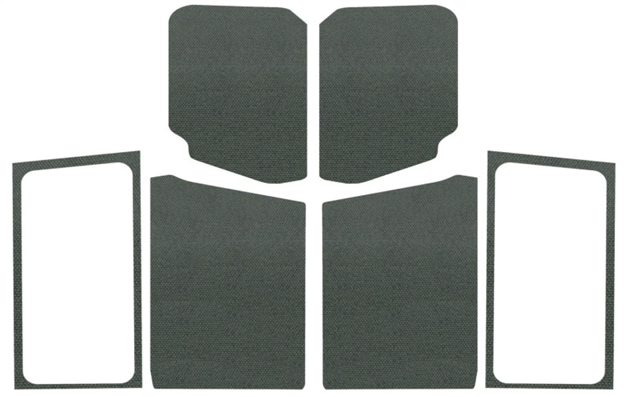 DEI 18-23 Jeep Wrangler JL 2-Door Boom Mat Complete Headliner Kit - 7 Piece - Gray - 50282