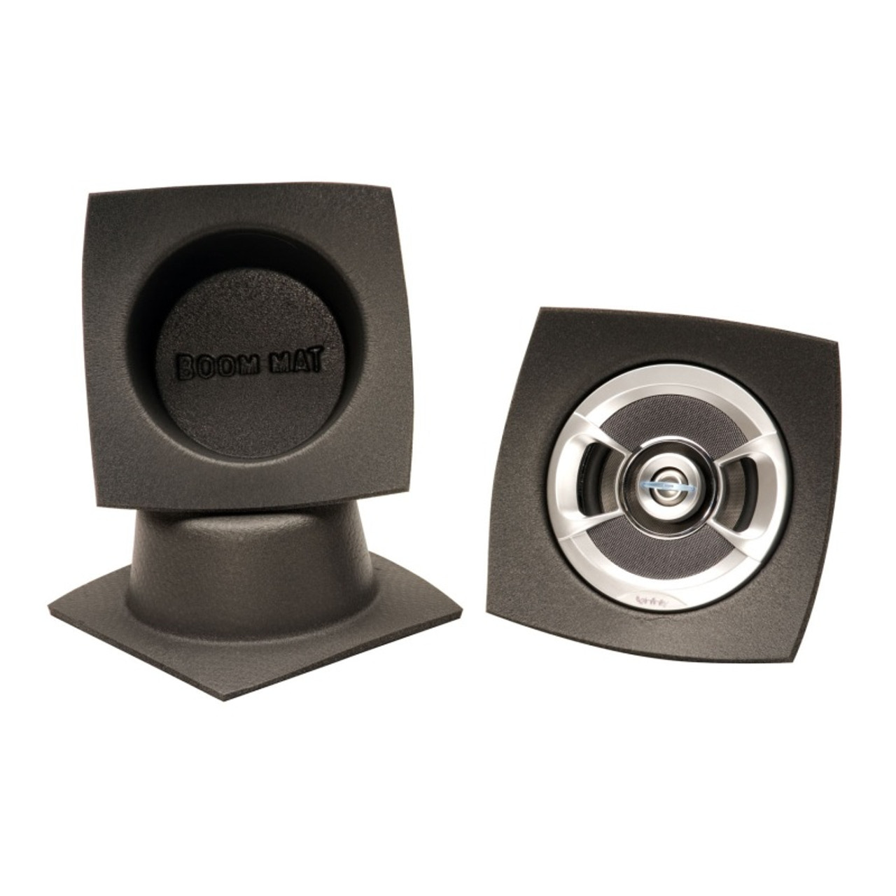 DEI Speaker Baffles 5.25in Round 6.5in Wide 6.5 Height 4in Deep Pair - 50320