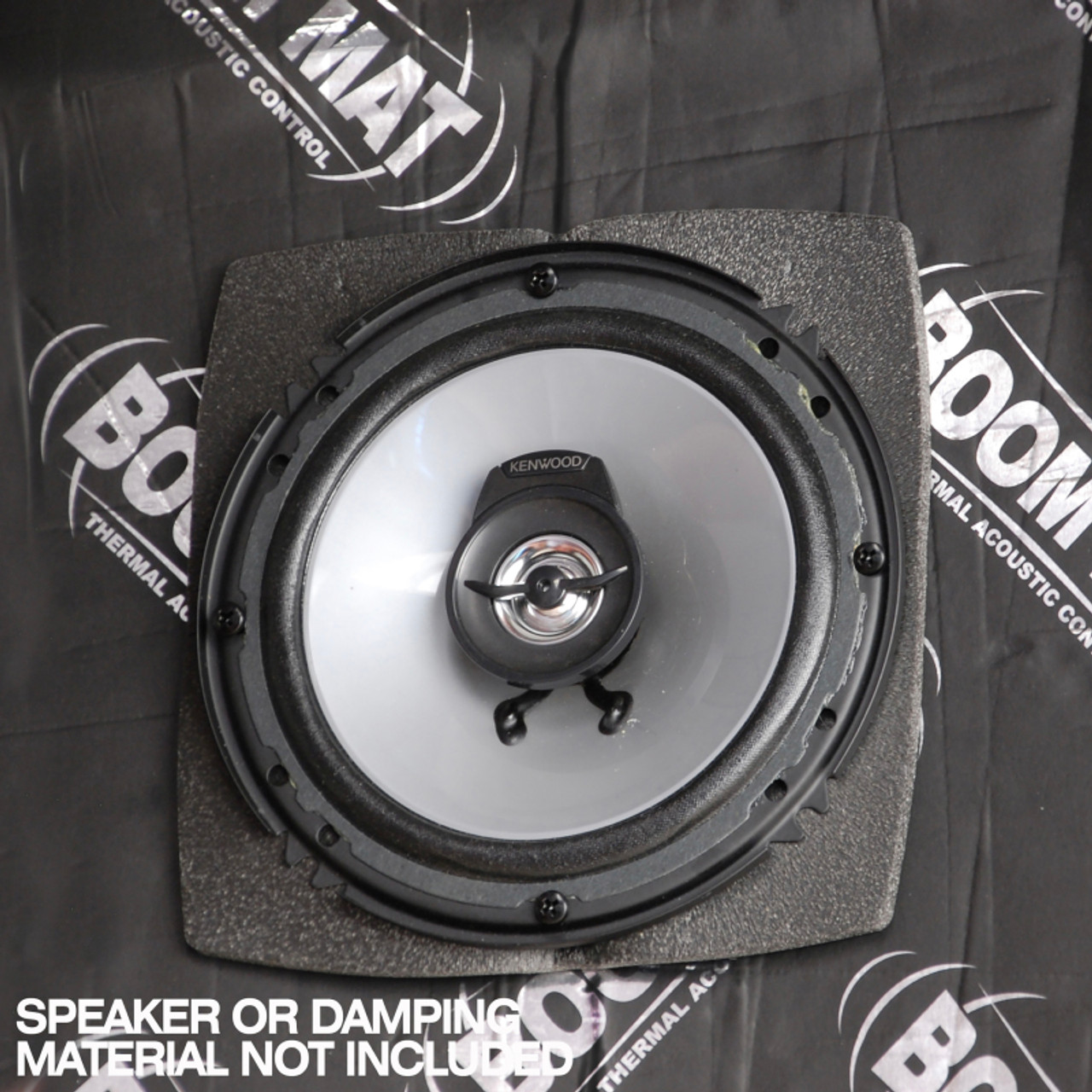DEI Speaker Baffles 5.25in Round 6.5in Wide 6.5 Height 4in Deep Pair - 50320