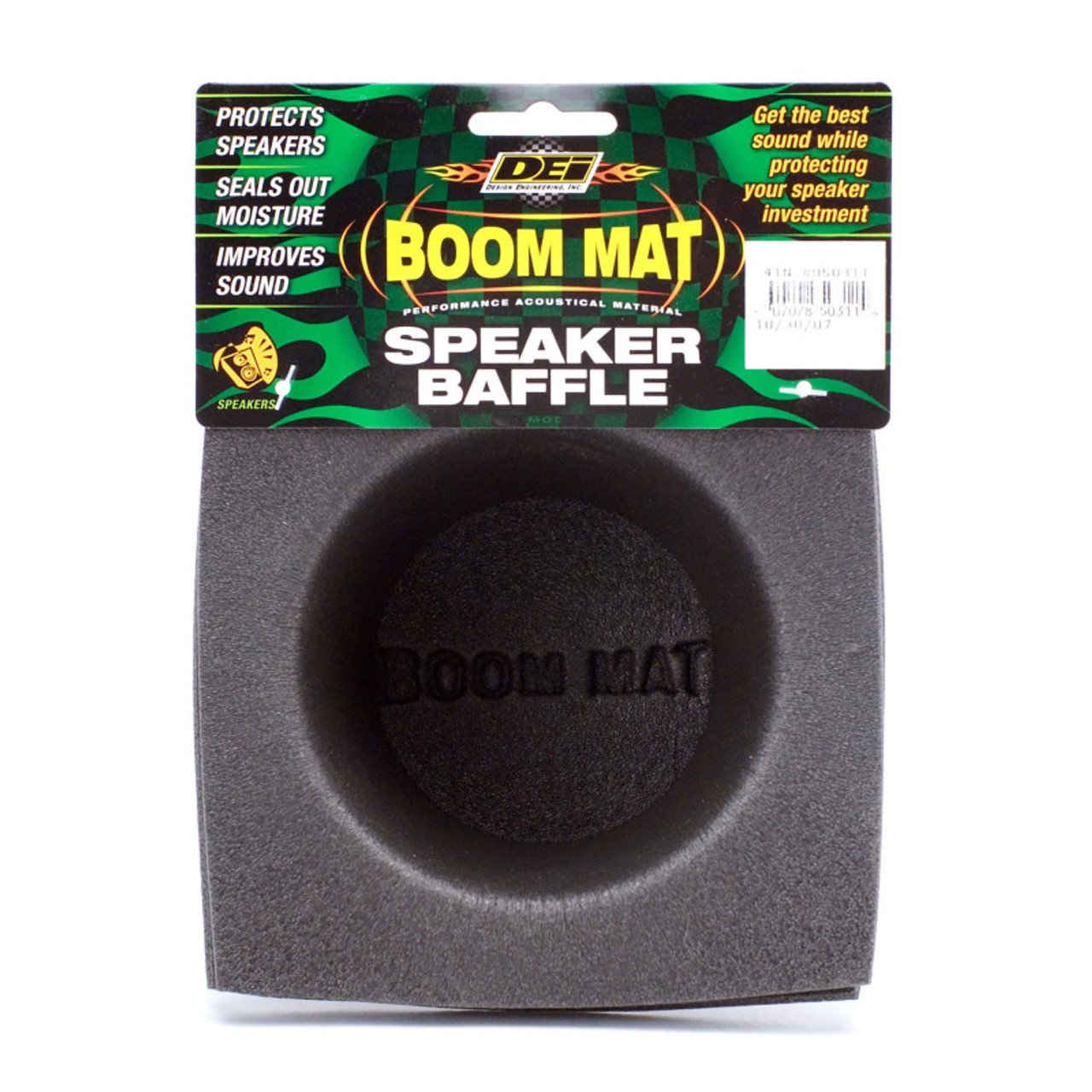 DEI Speaker Baffles 5.25in Round 6.5in Wide 6.5 Height 4in Deep Pair - 50320