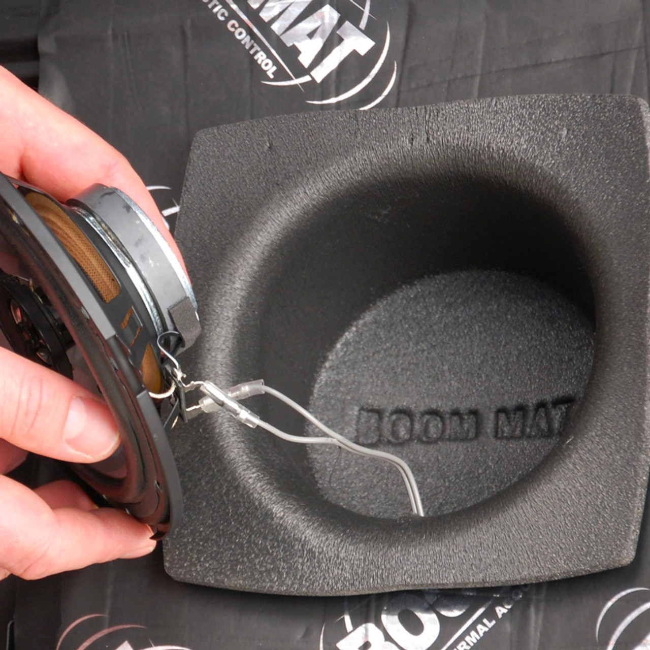 DEI Speaker Baffles 5.25in Round 6.5in Wide 6.5 Height 4in Deep Pair - 50320