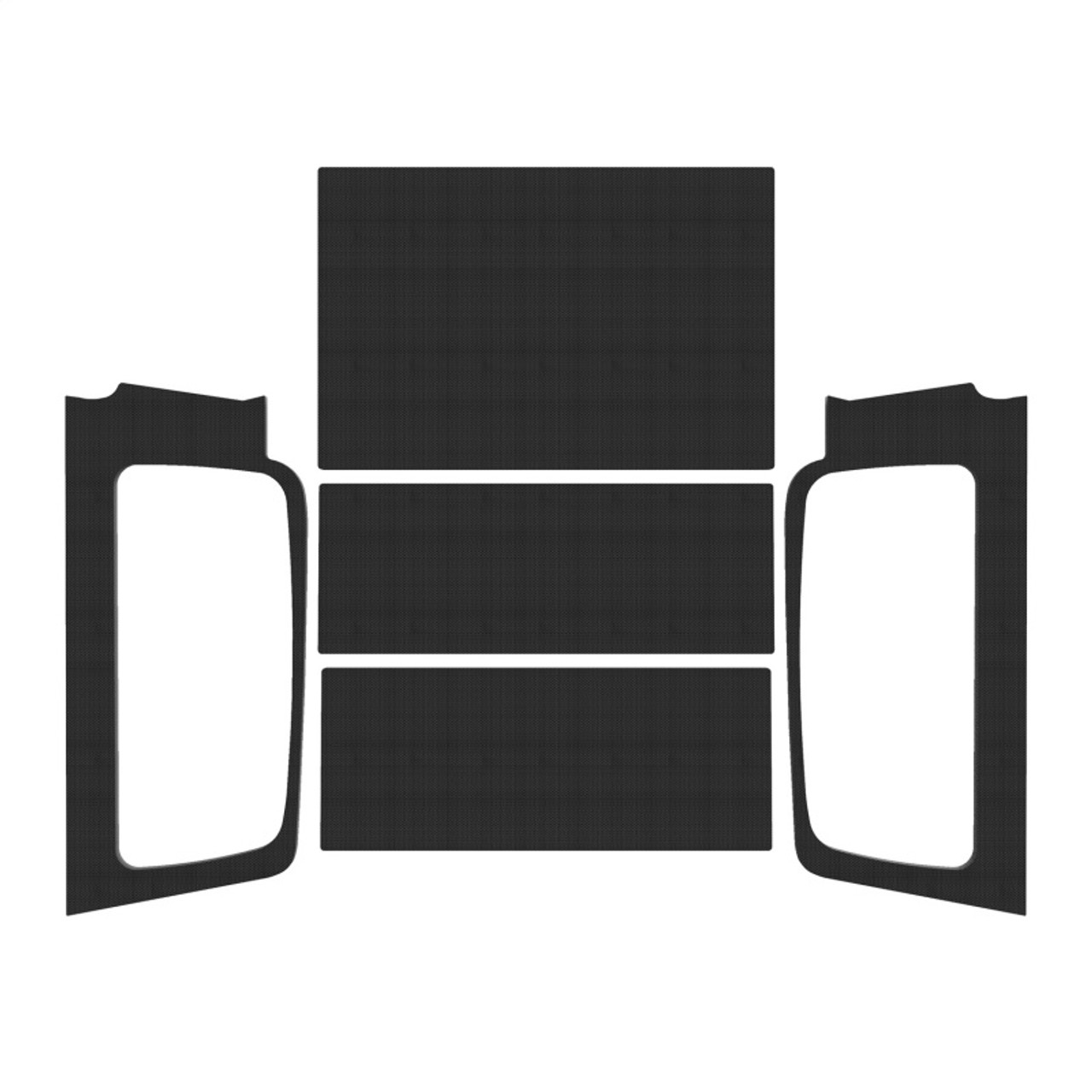DEI 04-06 Jeep Wrangler LJ Unliminted Headliner Complete Kit - Black - 50601