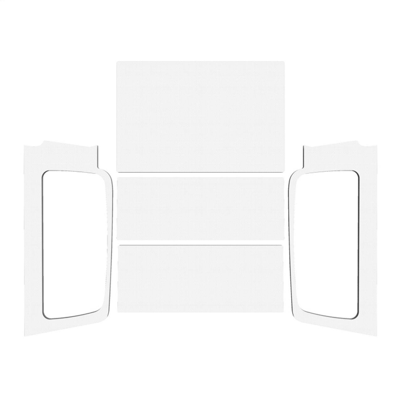 DEI 04-06 Jeep Wrangler LJ Unliminted Headliner Complete Kit - White - 50602