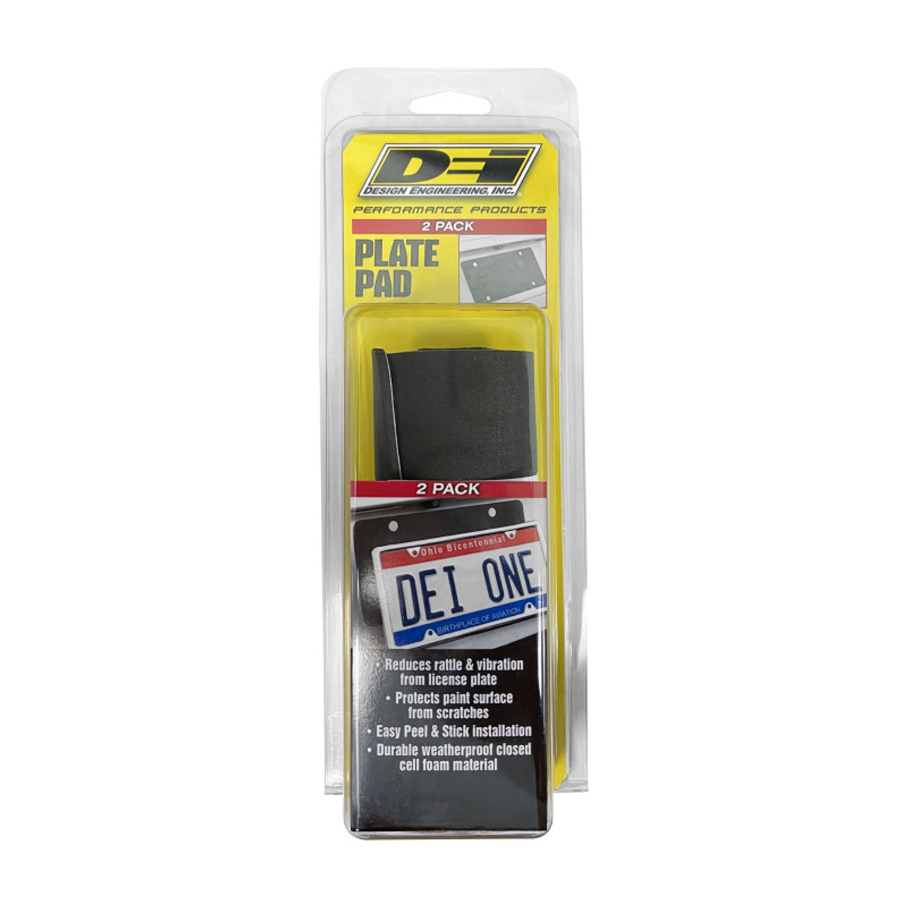 DEI License Plate Pad - 2 Pack - 50941