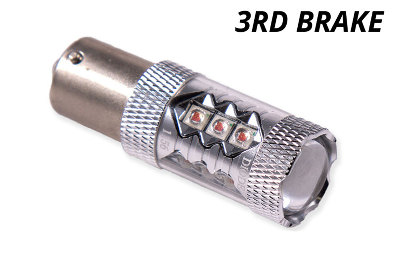 Diode Dynamics 1156 LED Bulb HP48 LED - Red (Single) - DD0005S