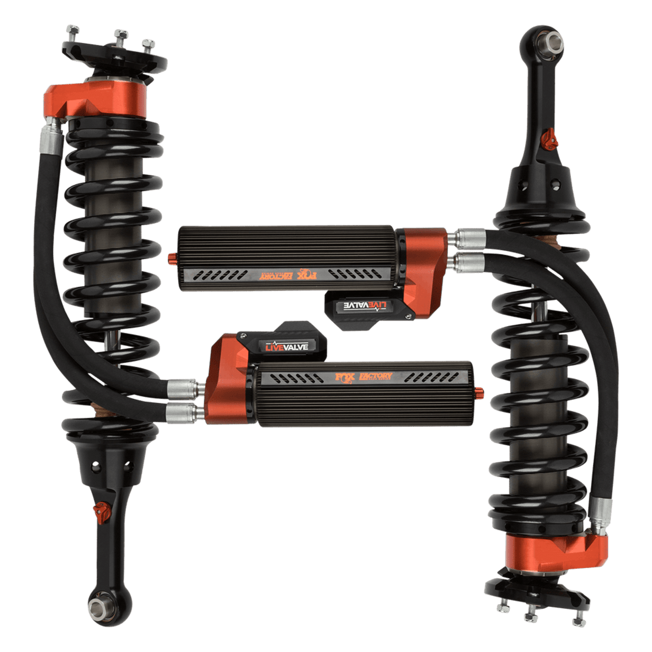 Fox 3.0 Factory Race Series Live Valve Internal Bypass Coilover Kit - Front - 19-20 Ford F150 Raptor