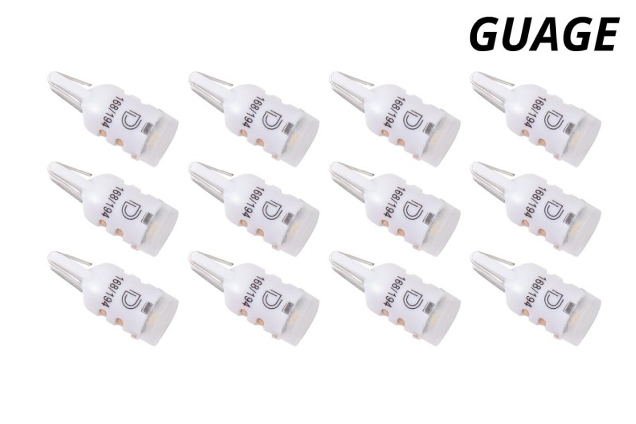 Diode Dynamics 194 LED Bulb SMD2 LED - Amber Set of 12 - DD0032TW