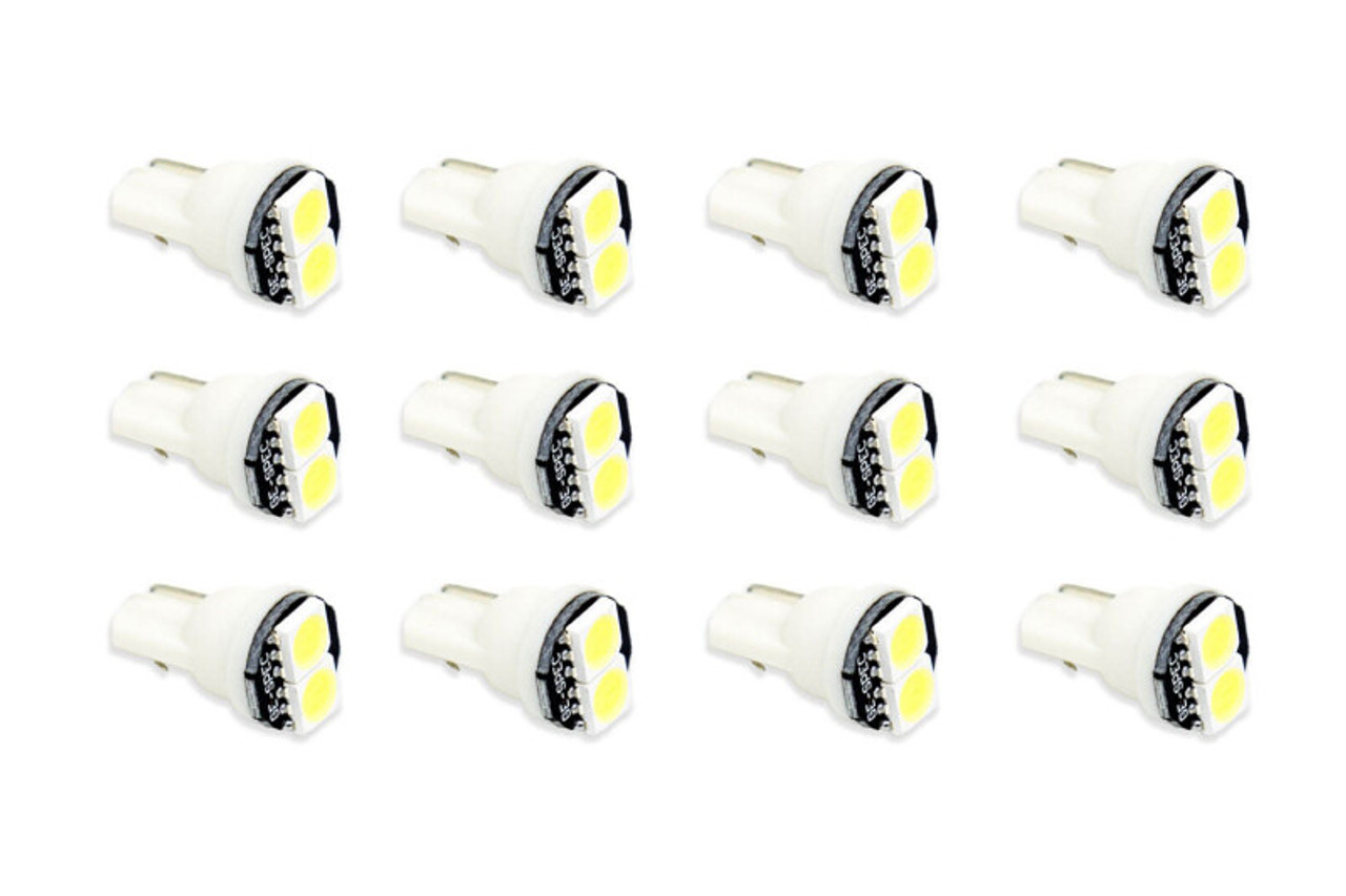 Diode Dynamics 194 LED Bulb SMD2 LED - Cool - White Set of 12 - DD0037TW