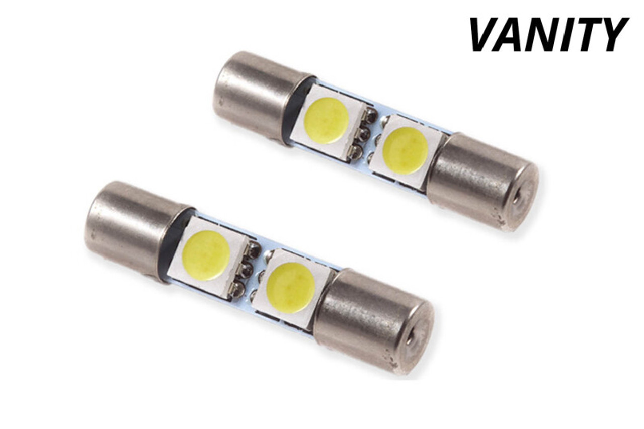 Diode Dynamics 28mm SMF1 LED Bulb - Red Set of 4 - DD0042Q