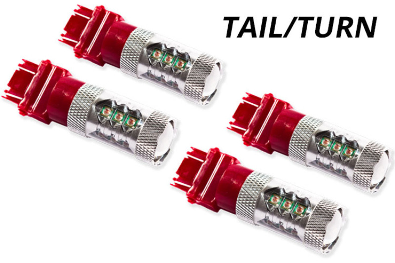 Diode Dynamics 07-13 GMC Sierra 1500 Rear Turn/Tail Light LED 3157 Bulb HP48 LED - Red Set of 4 - DD0056Q