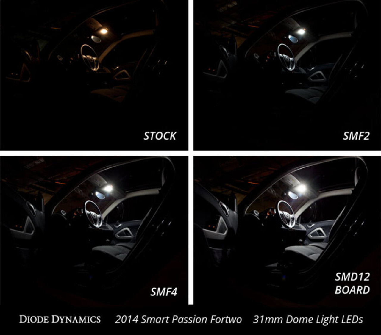 Diode Dynamics 36mm SMF2 LED Bulb Warm - White (Single) - DD0079S