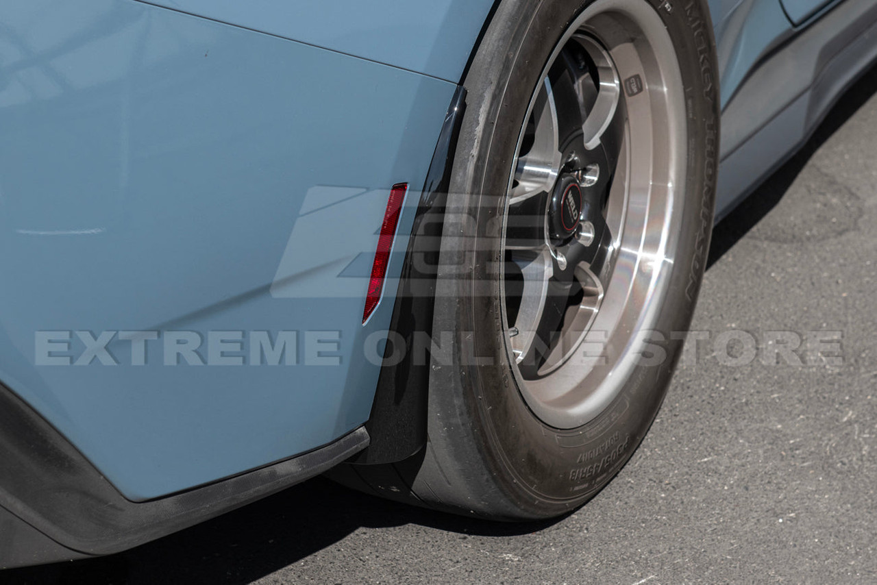 EOS Mud Flaps - Rear - Gloss Black - 2024+ Mustang GT