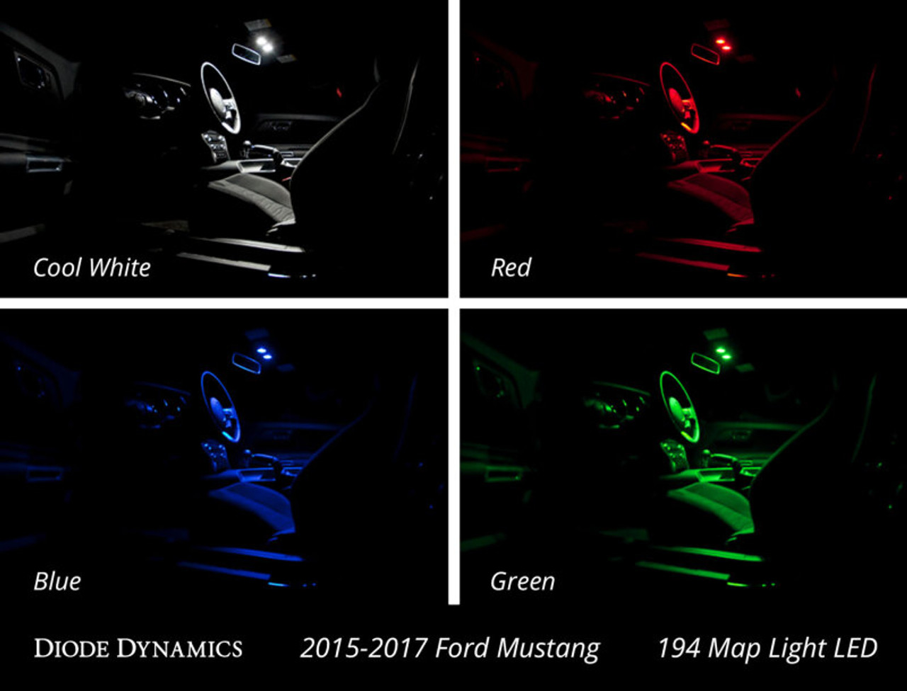 Diode Dynamics Mustang Interior Light Kit 15-17 Mustang Stage 1 - Cool - White - DD0225