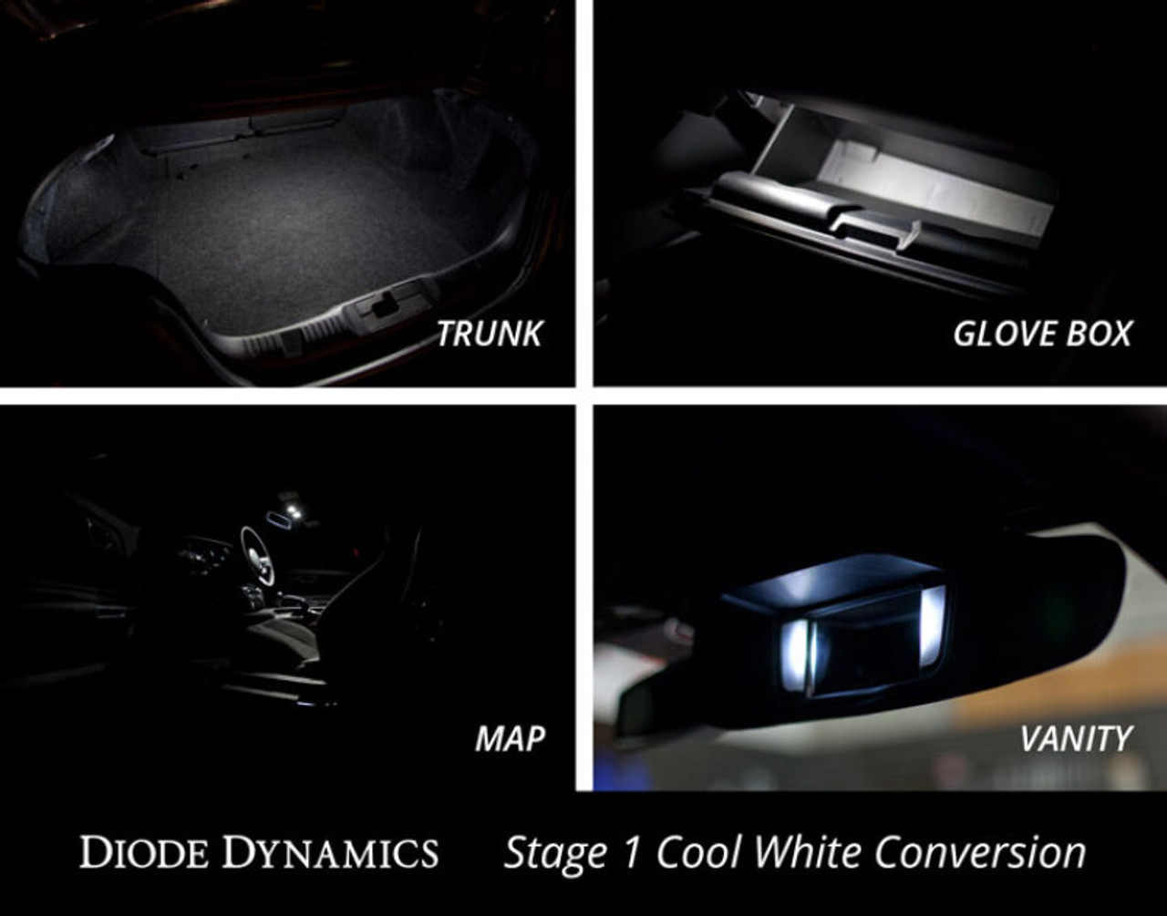 Diode Dynamics Mustang Interior Light Kit 15-17 Mustang Stage 1 - Cool - White - DD0225