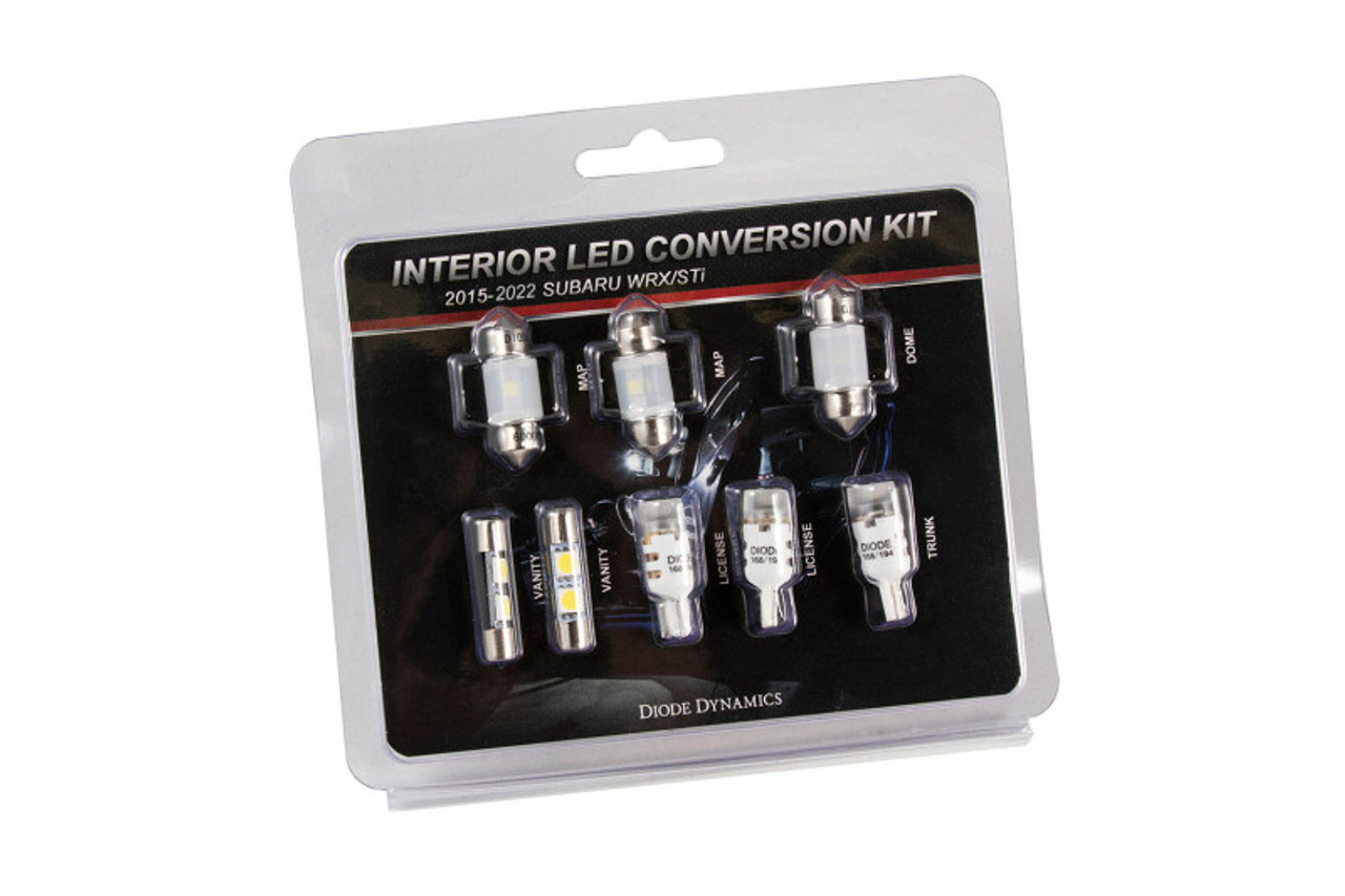 Diode Dynamics 15-19 Subaru WRX Interior Light Kit Stage 2 - Cool - White - DD0267