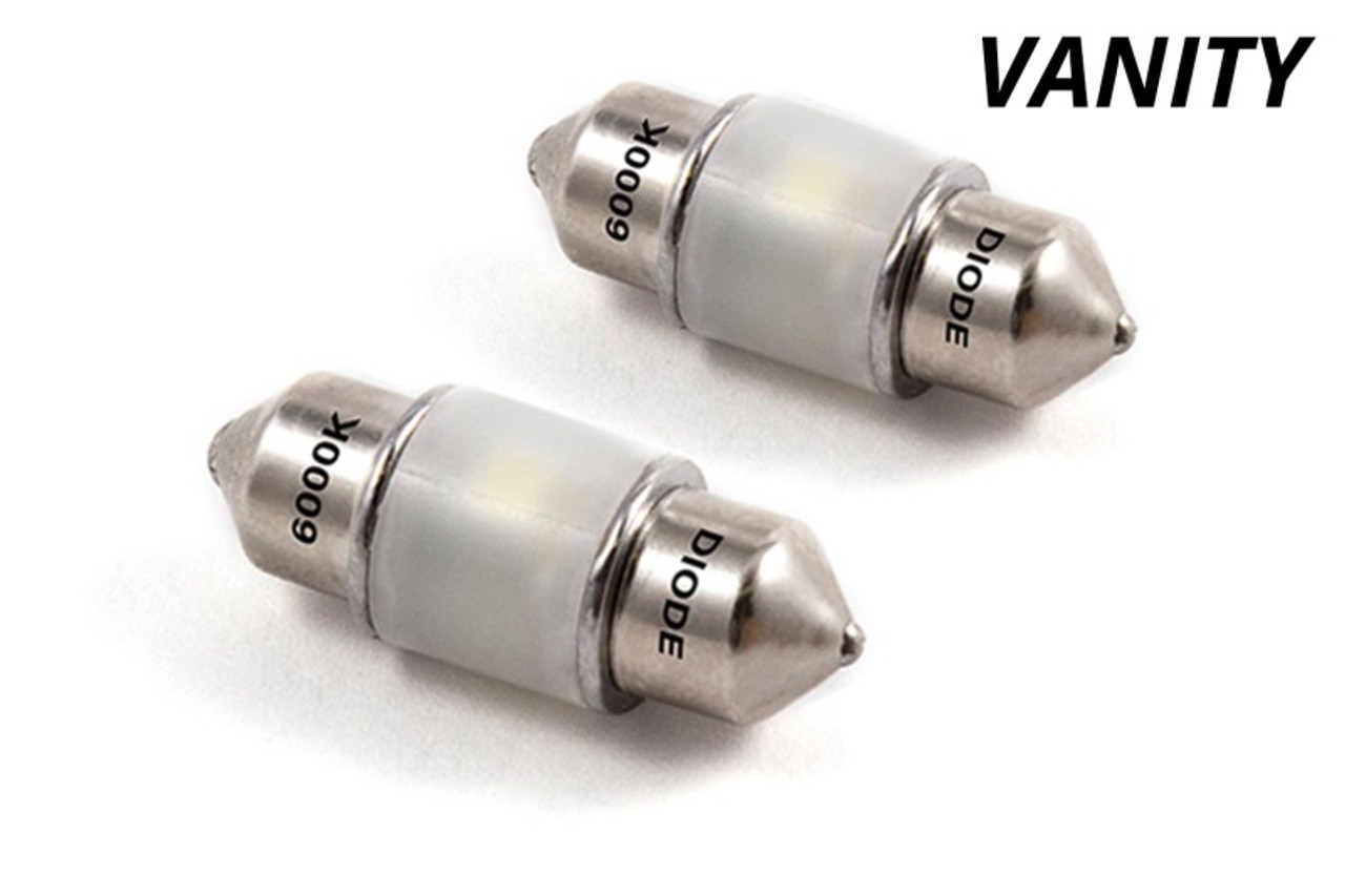 Diode Dynamics 29mm HP6 LED Bulb - Red (Pair) - DD0294P
