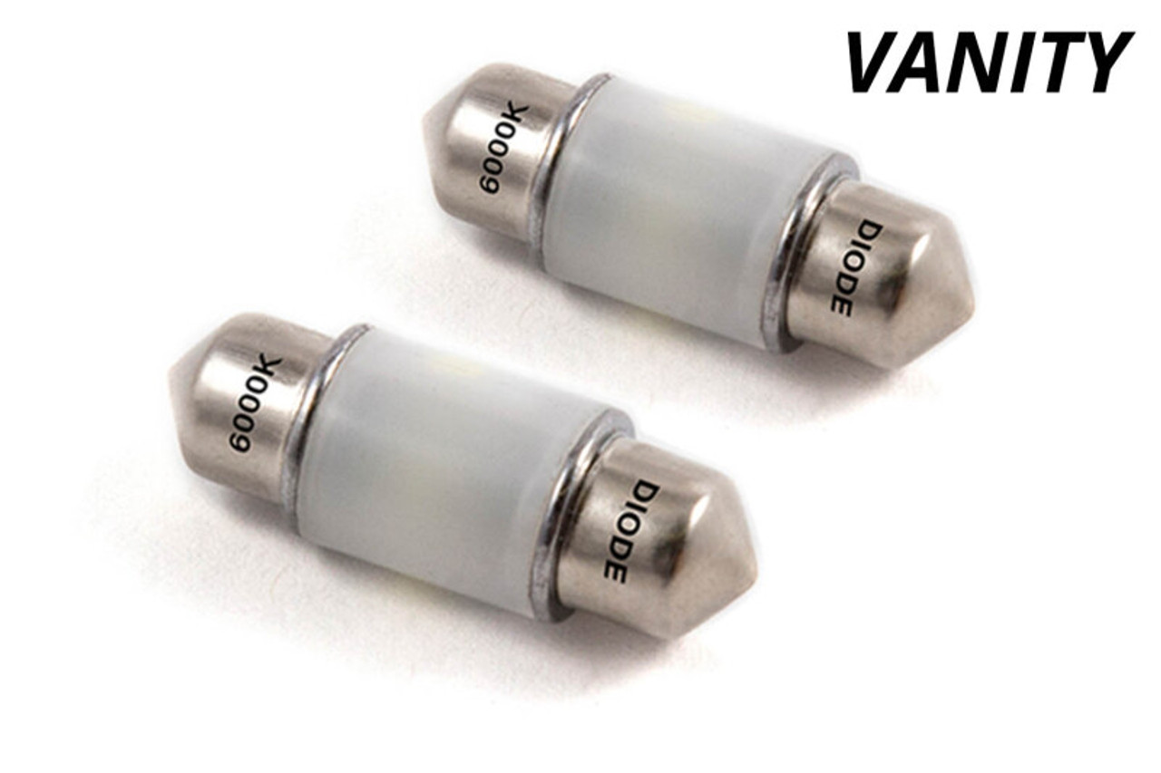 Diode Dynamics 31mm HP6 LED Bulb LED - Red (Pair) - DD0301P