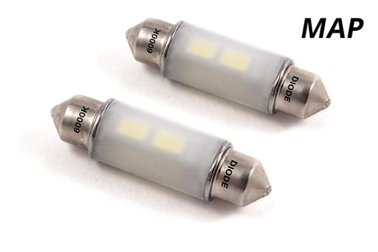 Diode Dynamics 39mm HP6 LED Bulb LED - Blue (Pair) - DD0310P