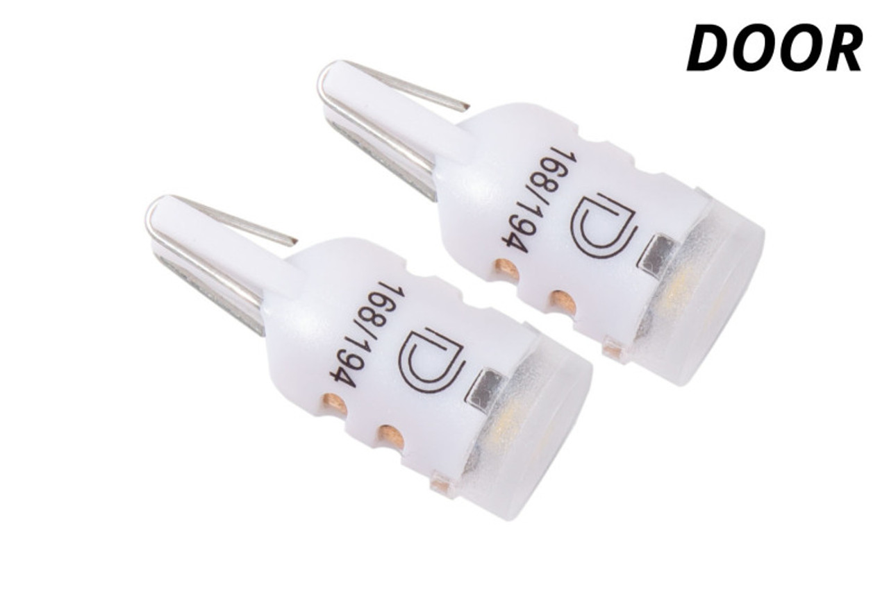 Diode Dynamics 194 LED Bulb HP5 LED - Red Short (Pair) - DD0337P