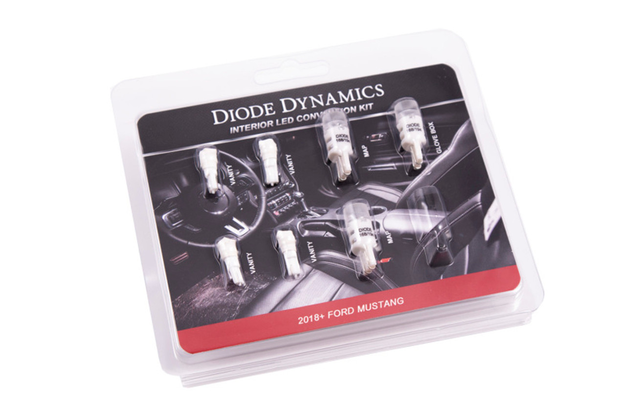 Diode Dynamics 18-19 Mustang Stage 1 Mustang Interior LED Light Kit - Blue - DD0355