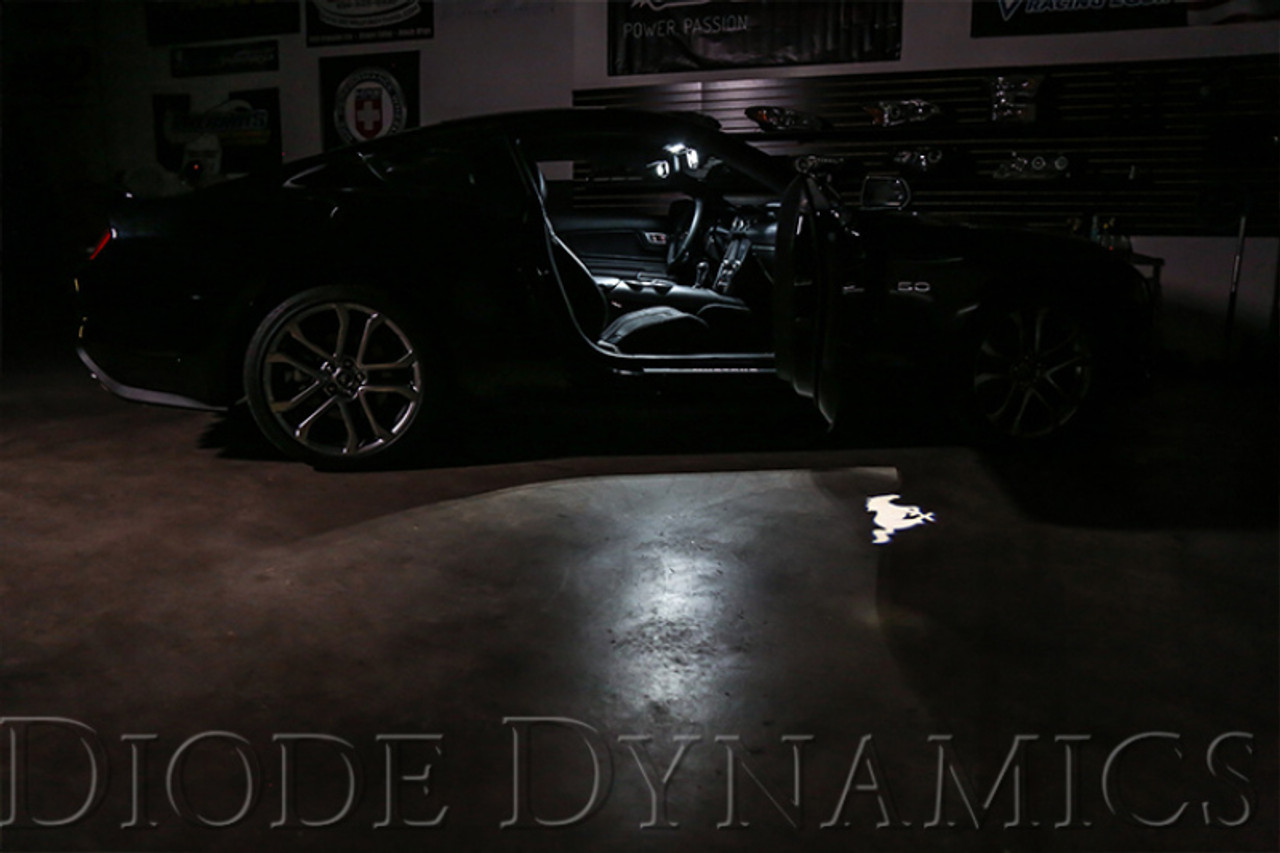 Diode Dynamics 18-19 Mustang Stage 1 Mustang Interior LED Light Kit - Blue - DD0355