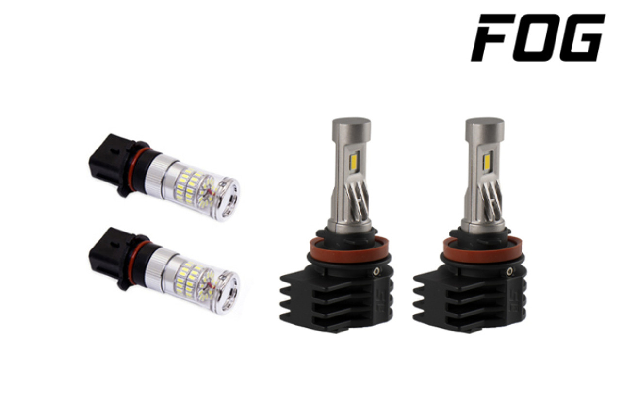 Diode Dynamics 12-15 Chevrolet Camaro DRL Fog Kit ZL1 Stage 2 (P13W HP48/H11 SLF White) - DD0424
