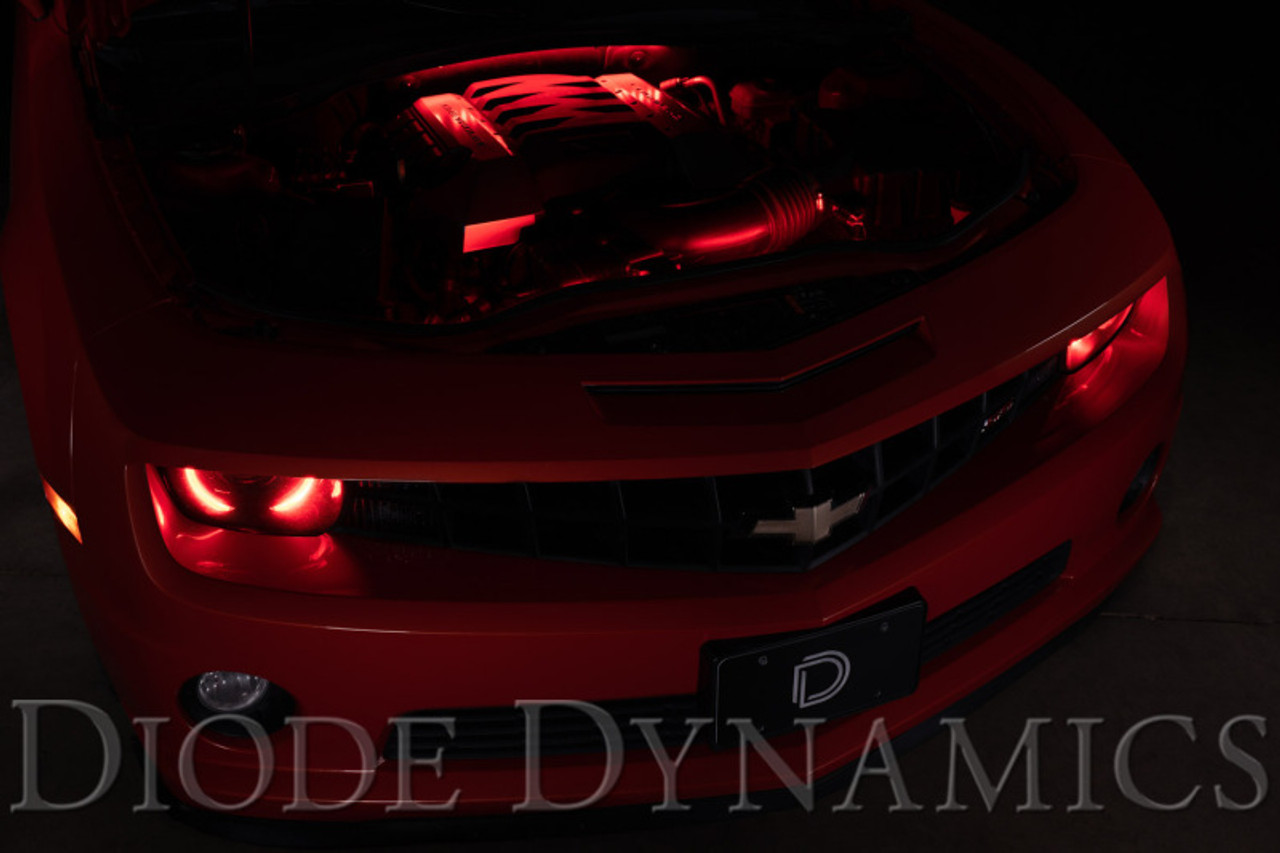 Diode Dynamics RGBW Engine Bay Strip Kit 2pc Multicolor - DD0440