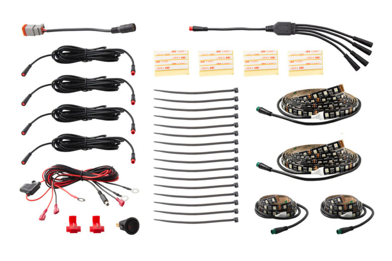 Diode Dynamics RGBW Multicolor Underglow LED Kit - DD0442