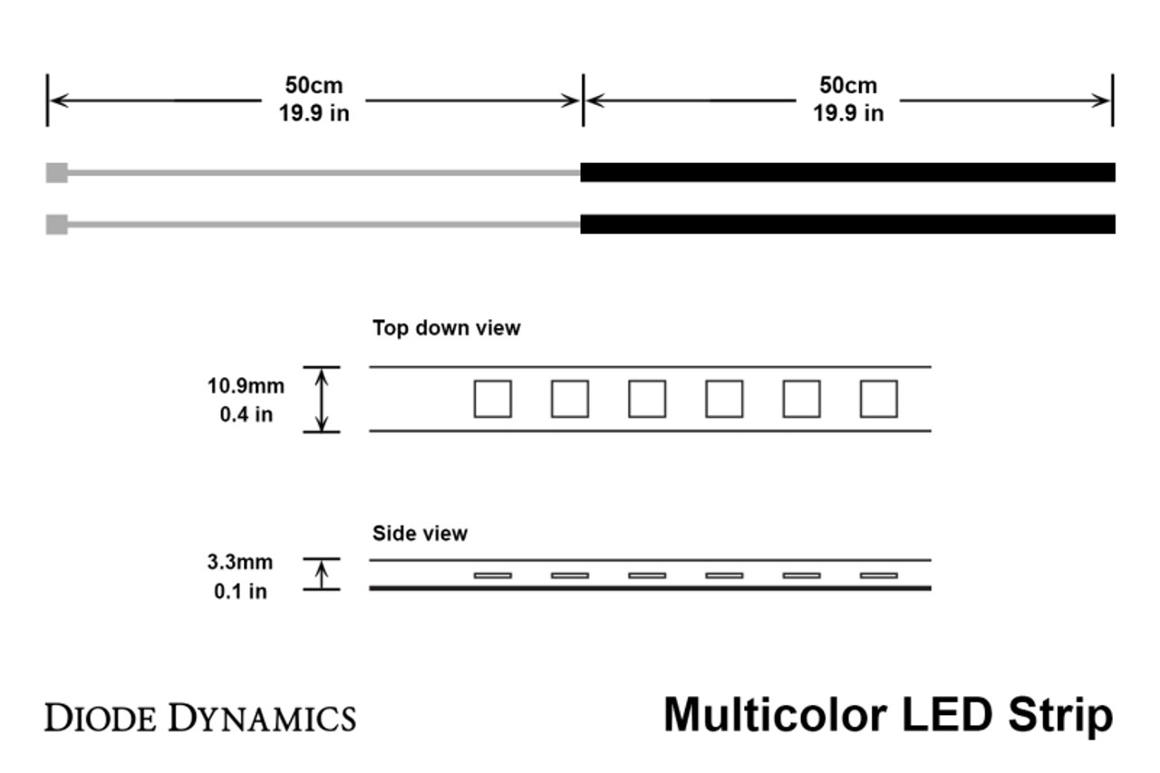 Diode Dynamics RGBW Multicolor Underglow LED Kit - DD0442