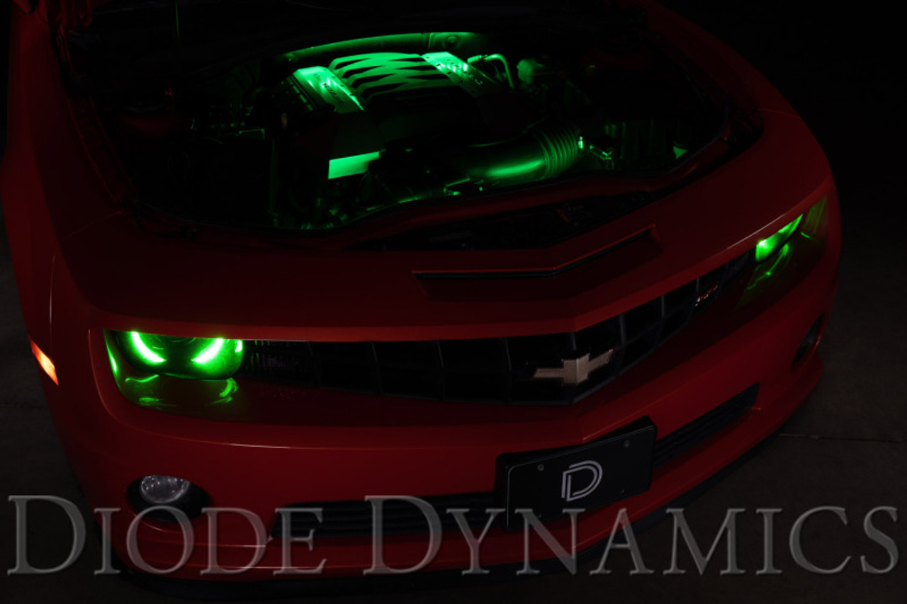 Diode Dynamics RGBW Engine Bay Strip Kit 4pc Multicolor - DD0444