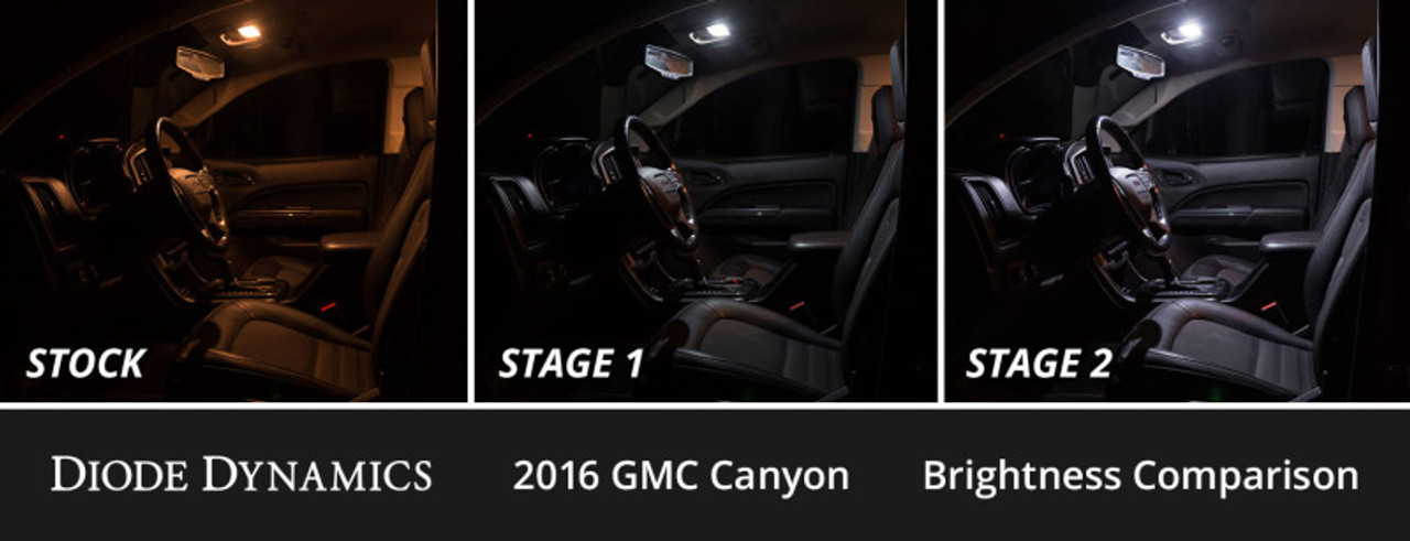 Diode Dynamics 15-22 GMC Canyon Interior LED Kit Cool White Stage 1 - DD0497