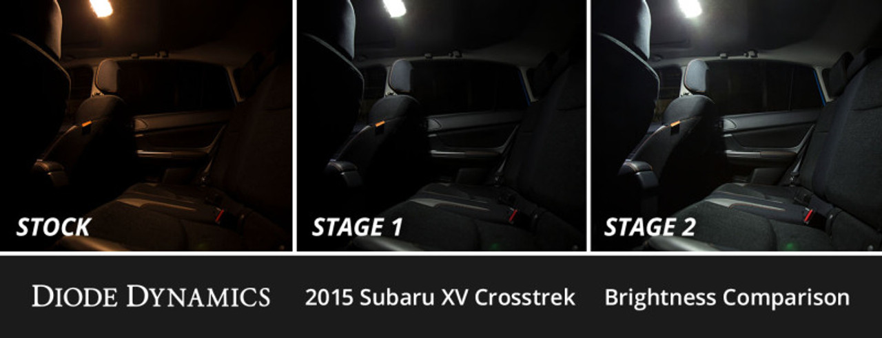 Diode Dynamics 13-16 Subaru XV Crosstrek Interior LED Kit Cool White Stage 1 - DD0509