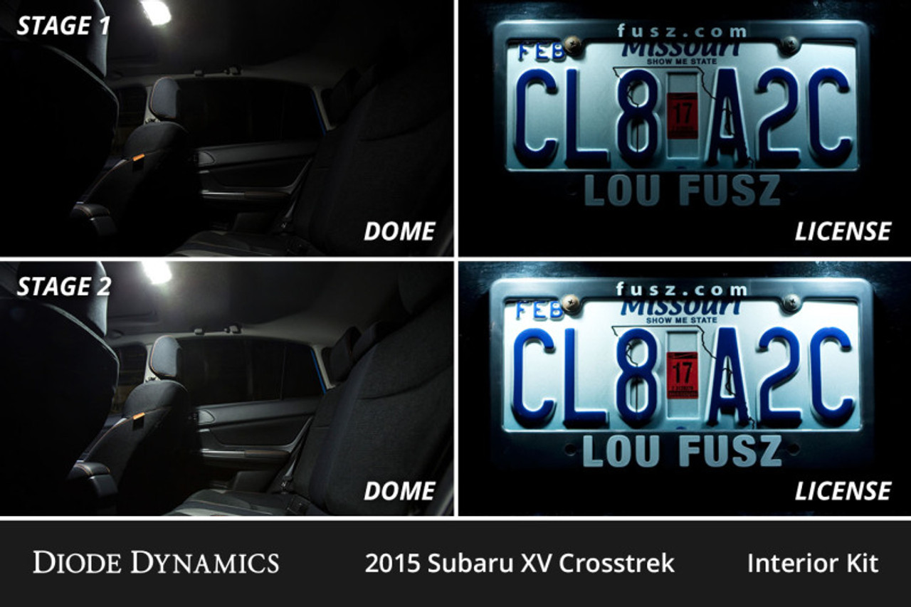 Diode Dynamics 13-16 Subaru XV Crosstrek Interior LED Kit Cool White Stage 2 - DD0510
