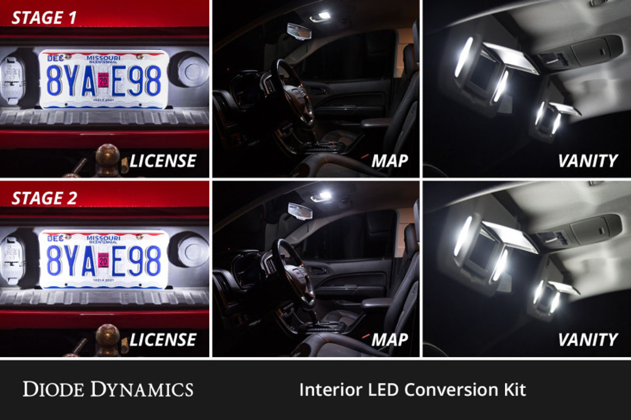 Diode Dynamics 17-20 d F-150 Raptor Interior LED Kit Cool White Stage 1 - DD0523