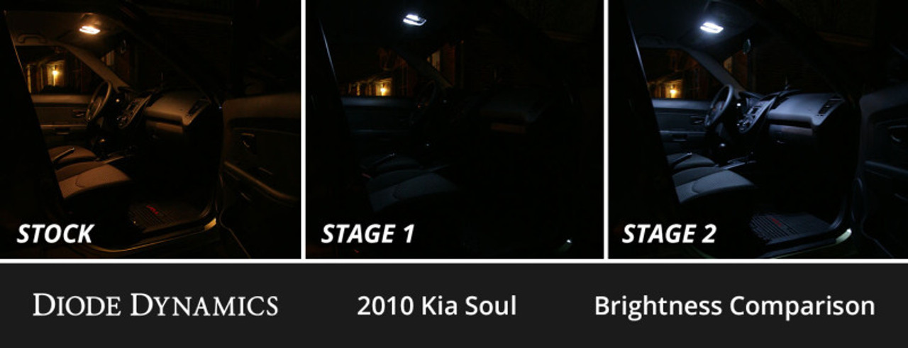 Diode Dynamics 14-19 Kia Soul Interior LED Kit Cool White Stage 1 - DD0533