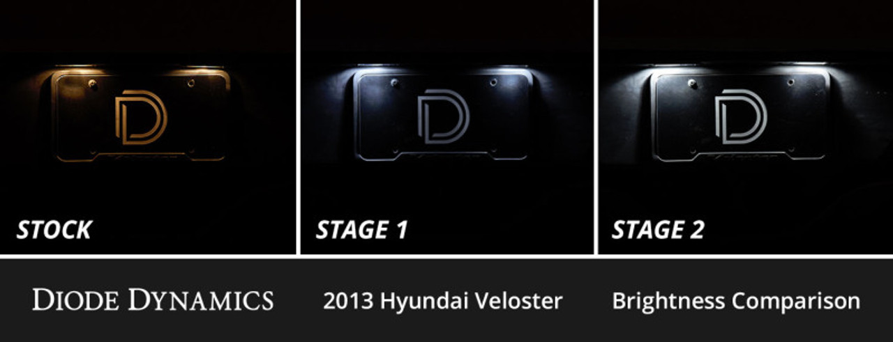 Diode Dynamics 12-18 Hyundai Veloster Interior LED Kit Cool White Stage 2 - DD0536