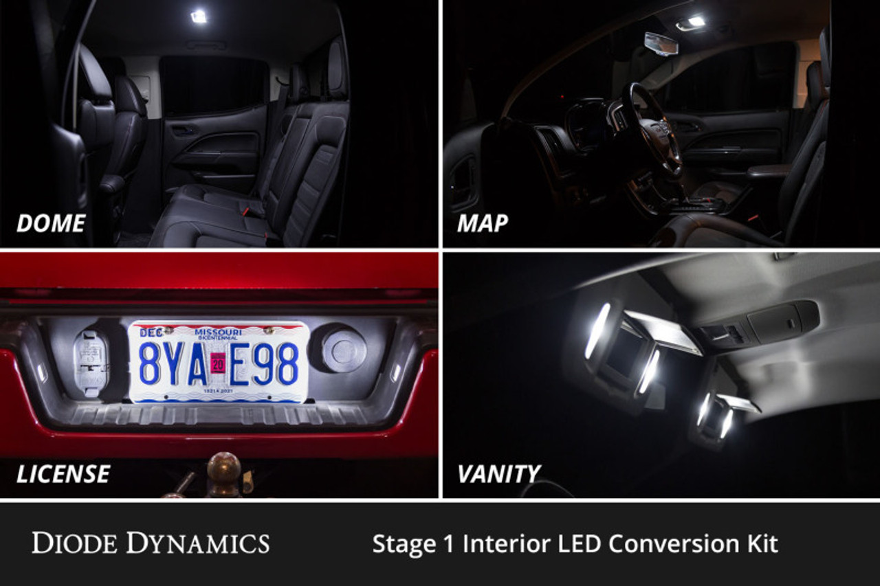 Diode Dynamics 07-13 Chevrolet Silverado Interior LED Kit Cool White Stage 2 - DD0550