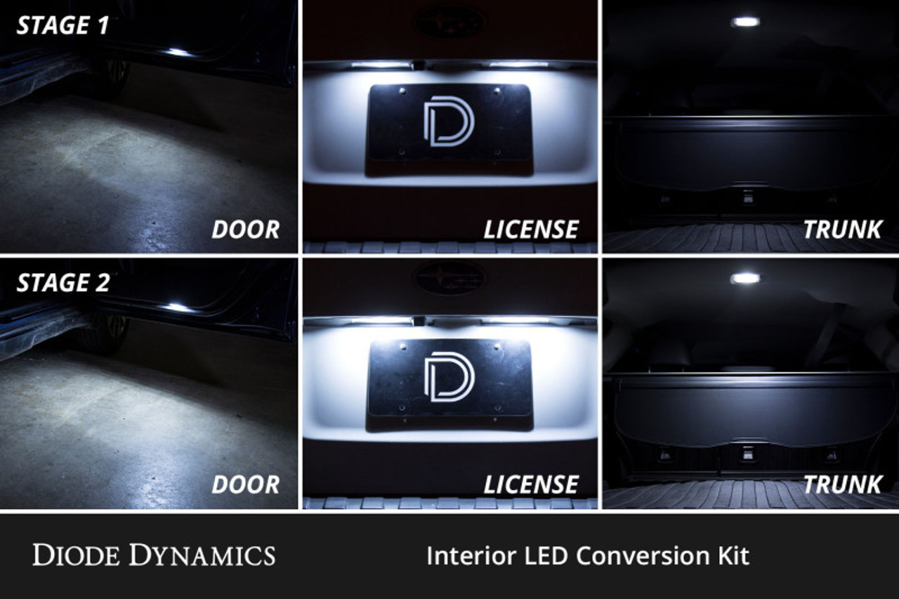 Diode Dynamics 14-18 Subaru ester Interior LED Kit Cool White Stage 2 - DD0612