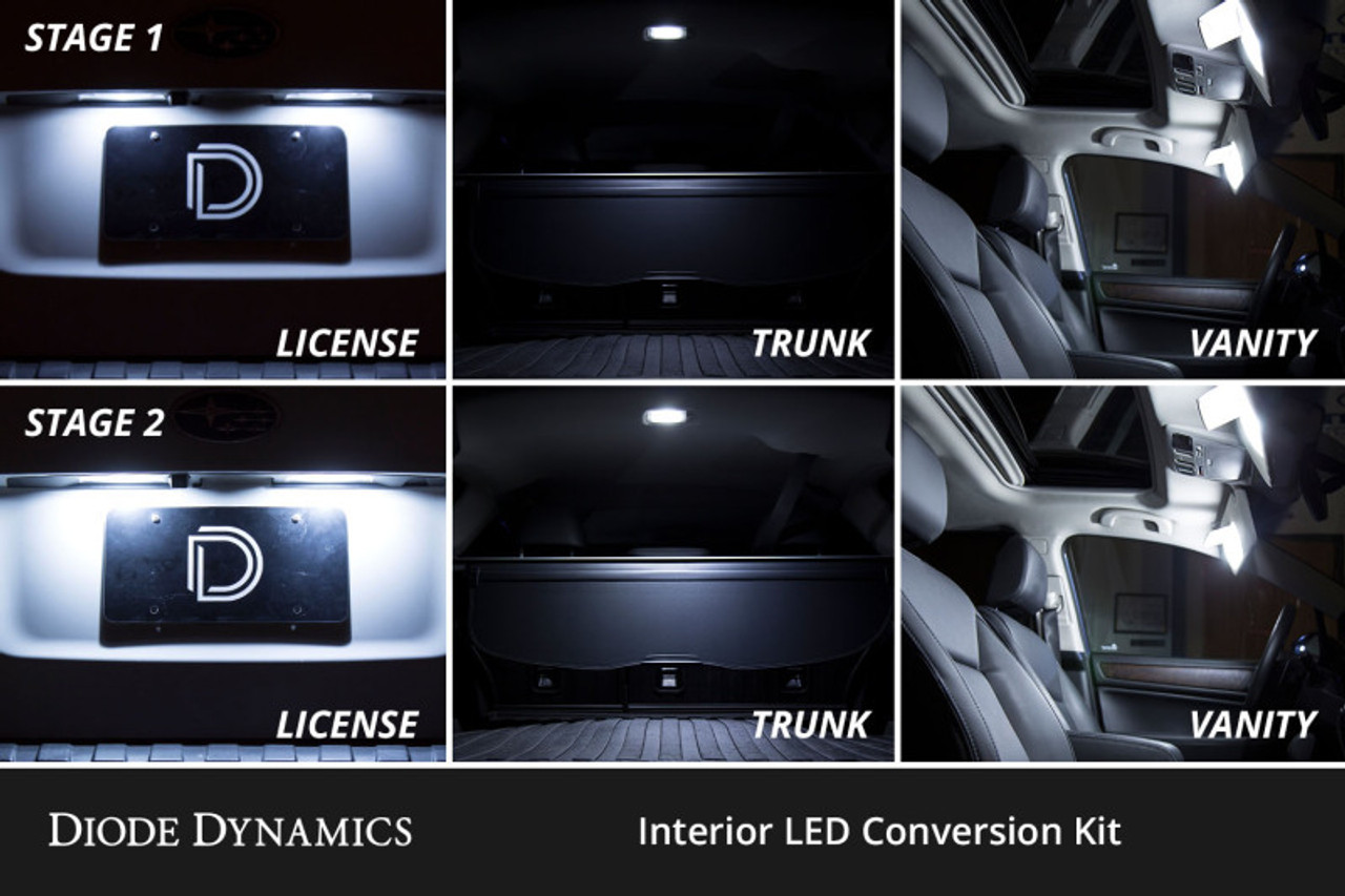 Diode Dynamics 96-02 Toyota 4Runner Interior LED Kit Cool White Stage 2 - DD0630