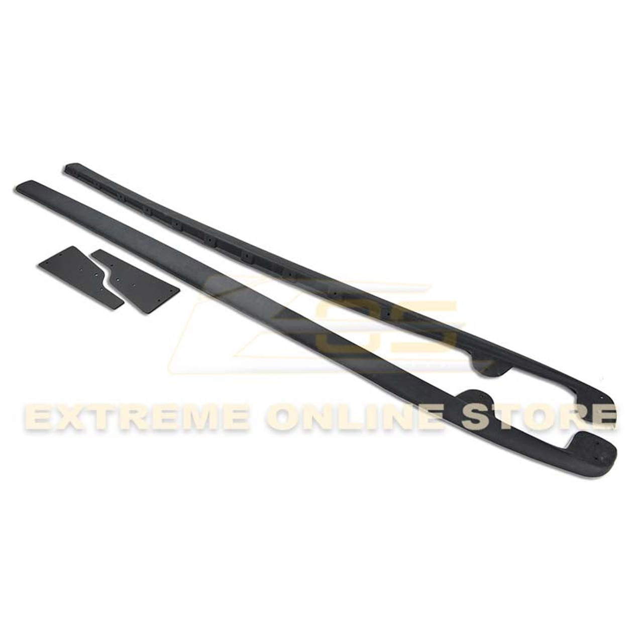 EOS ZR1 Conversion Side Skirts - Matte Black - C6 Corvette Base