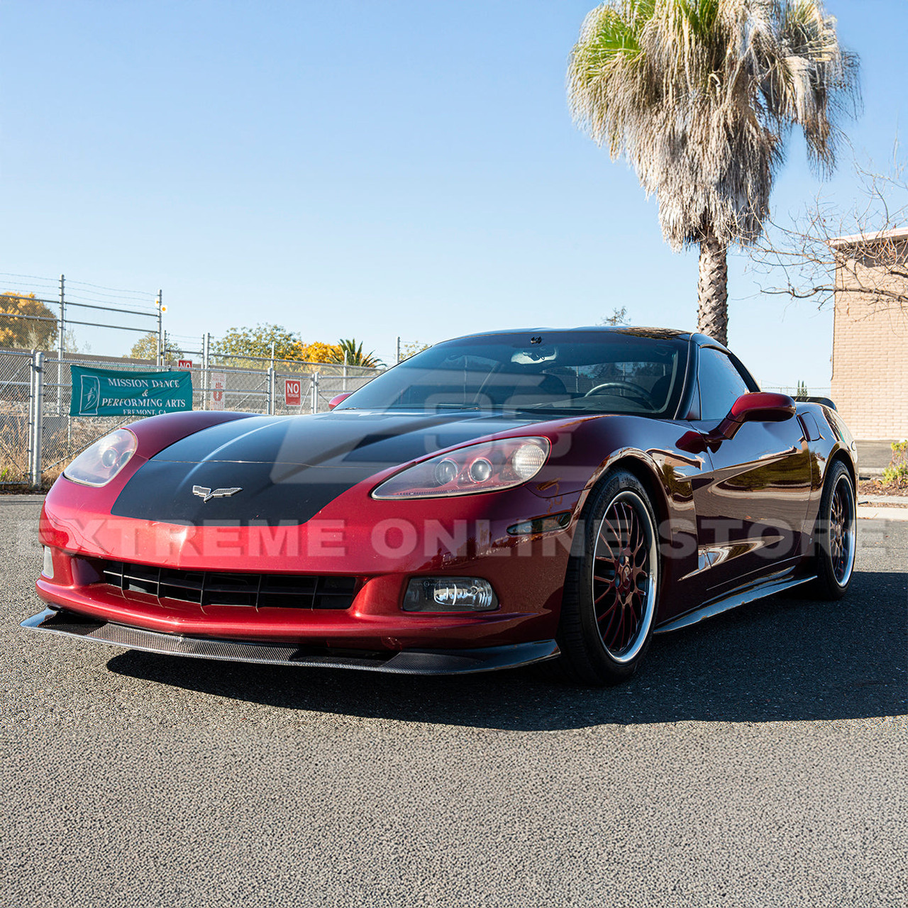 EOS ZR1 Conversion Side Skirts - Carbon Fiber - C6 Corvette Base (SS-080-BKCF-SK_SS-080-MF-BKCF)
