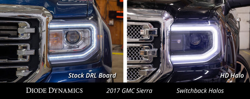Diode Dynamics GMC Sierra LED Halos Switchback 16-18 Sierra 1500 - DD2177 User 5